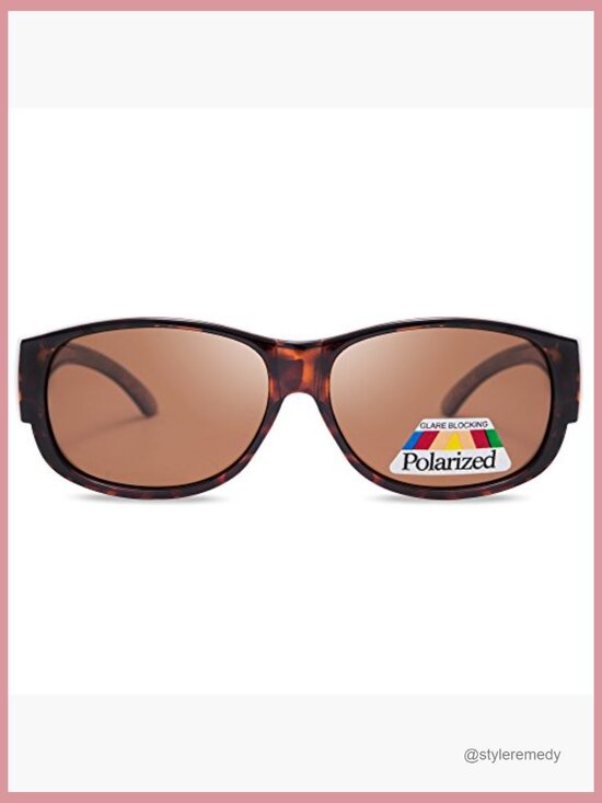 Polarized Fit Over Sunglasses, UV400 Protection, Lightweight PC Frame main image 5